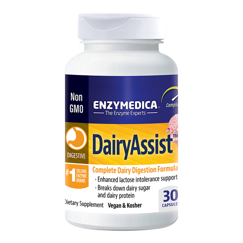 Enzymedica DairyAssist 30 Capsules - DailyVita
