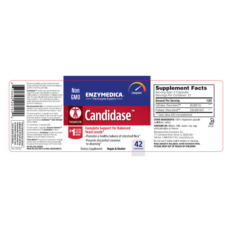 Enzymedica Candidase 42 Capsules - DailyVita