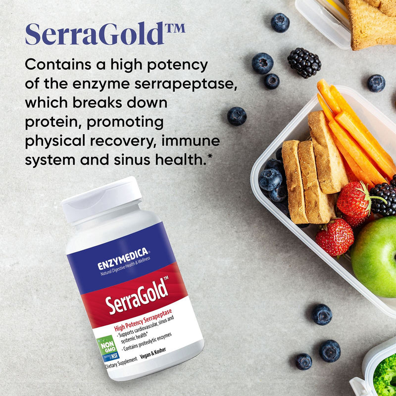 Enzymedica SerraGold 60 Capsules - DailyVita