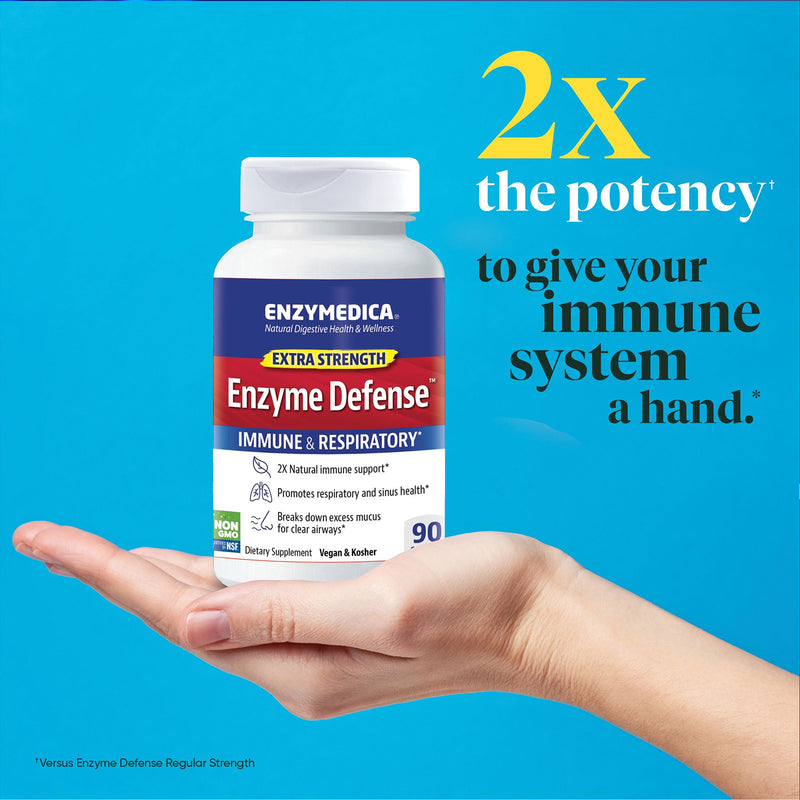 Enzymedica Enzyme Defense Extra Strength 90 Capsules - DailyVita