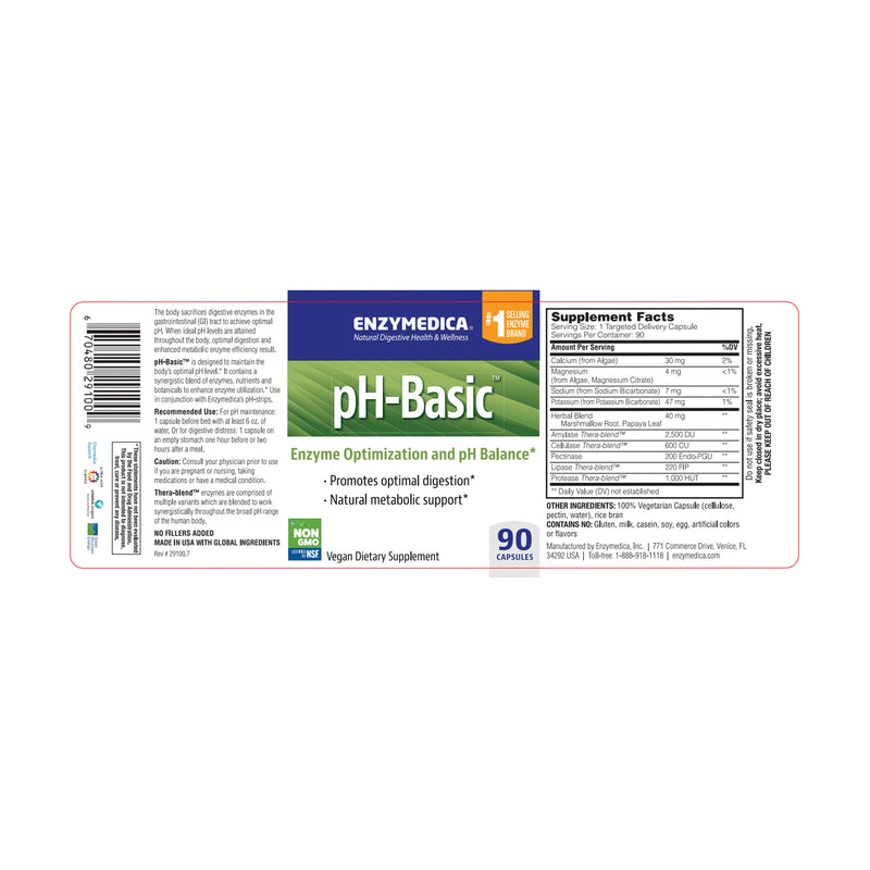 Enzymedica pH-Basic 90 Capsules - DailyVita