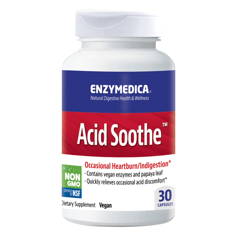 Enzymedica Acid Soothe 30 Capsules - DailyVita