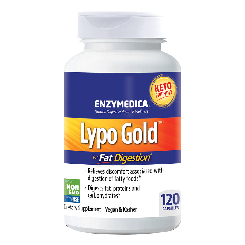 Enzymedica Lypo Gold 120 Capsules - DailyVita