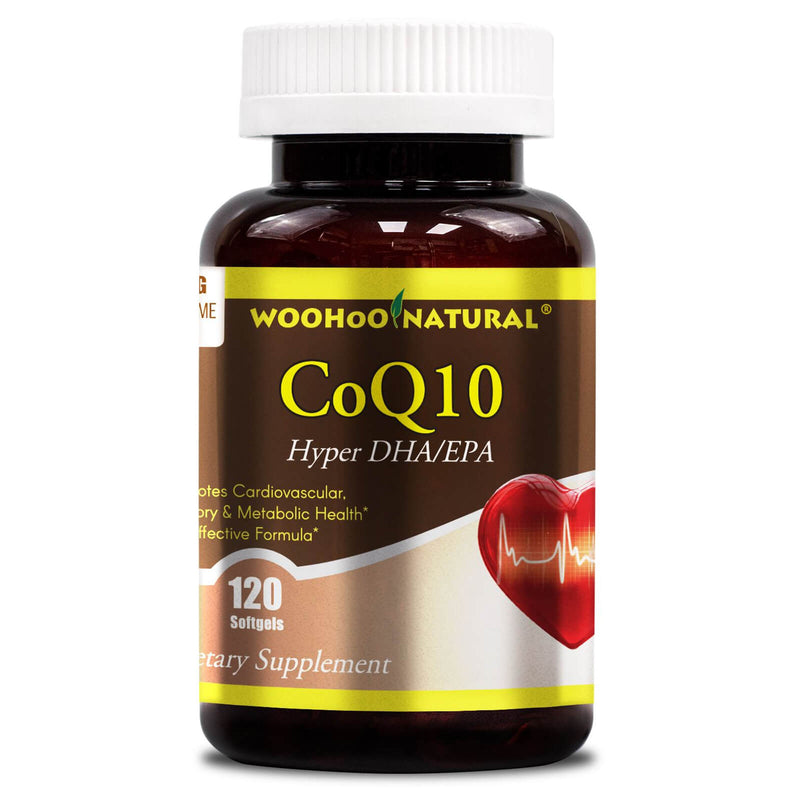 WooHoo Natural CoQ10 Hyper DHA/EPA 120 Softgels - DailyVita
