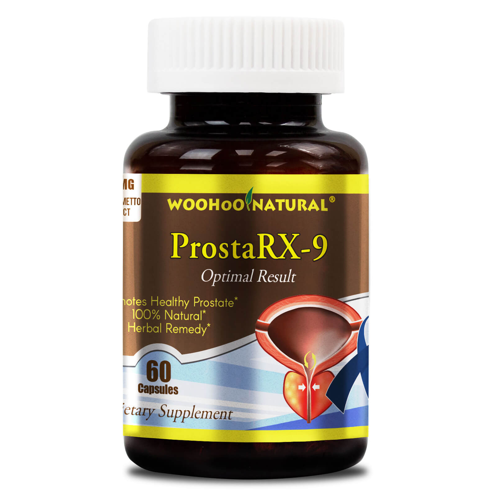 WooHoo Natural Prosta RX-9 Prostate Health Formula 60 Capsules - DailyVita