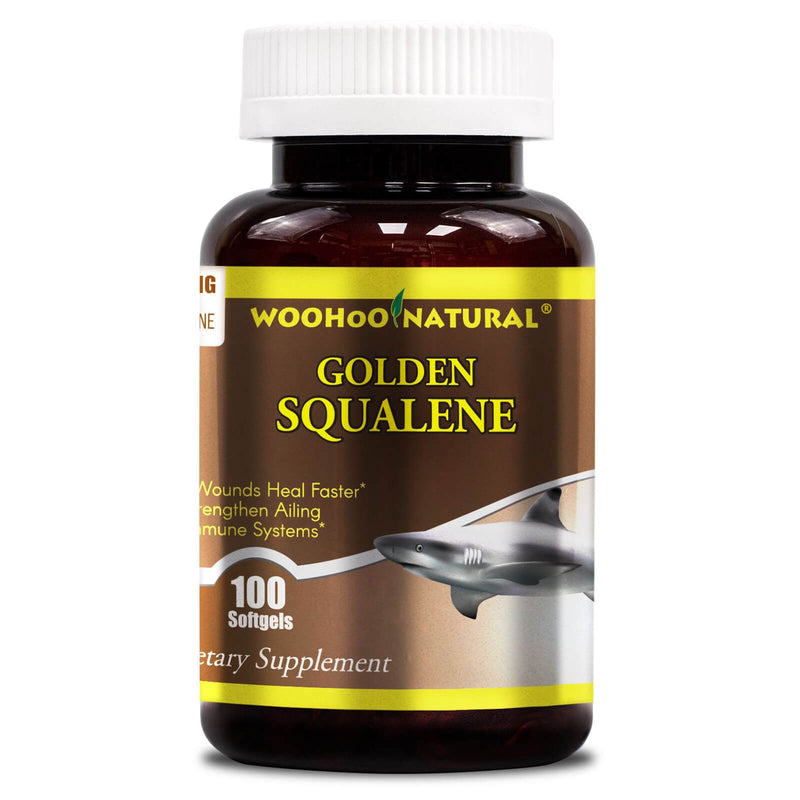 WooHoo Natural Golden Squalene 1000 mg 100 Softgels - DailyVita