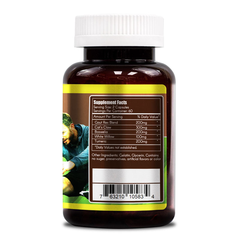 WooHoo Natural Gout Support 200 mg 120 Capsules - DailyVita