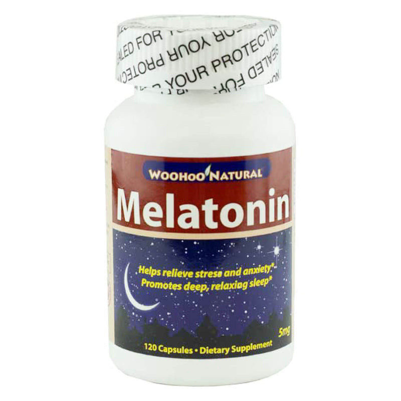 WooHoo Natural Melatonin 5 mg 120 Capsules - DailyVita