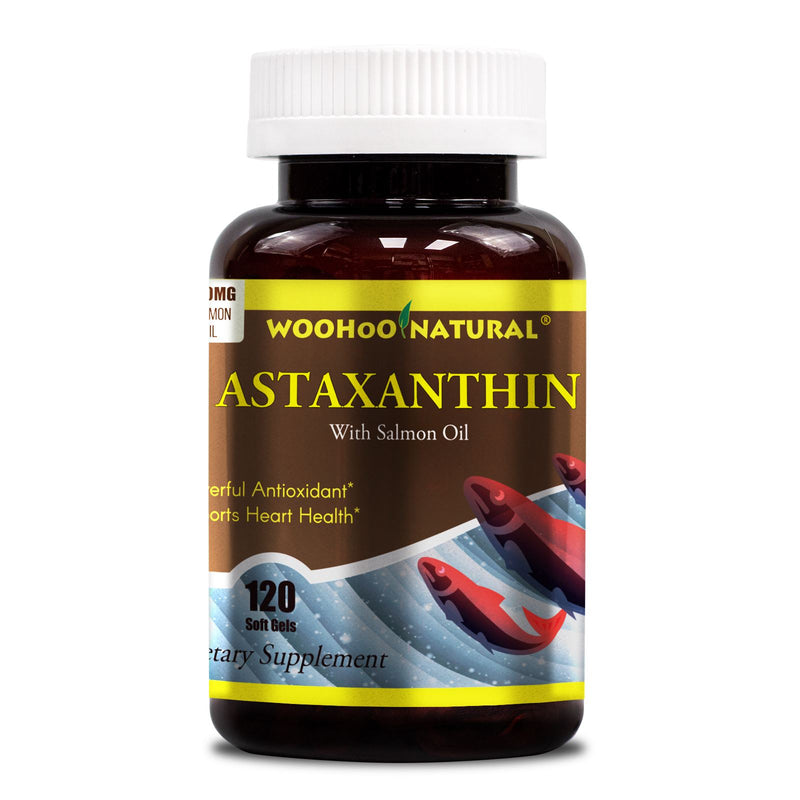 Woohoo Natural Astaxanthin 500 mg 120 Capsules - DailyVita